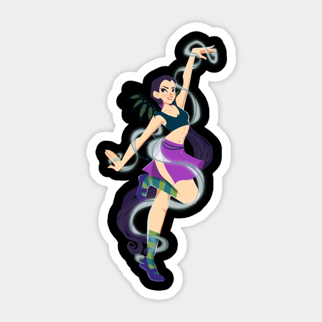 Hay-Lin W.I.T.C.H. Sticker by YanelyAguilarArt